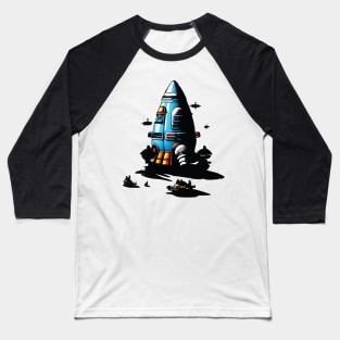 Space Invation Baseball T-Shirt